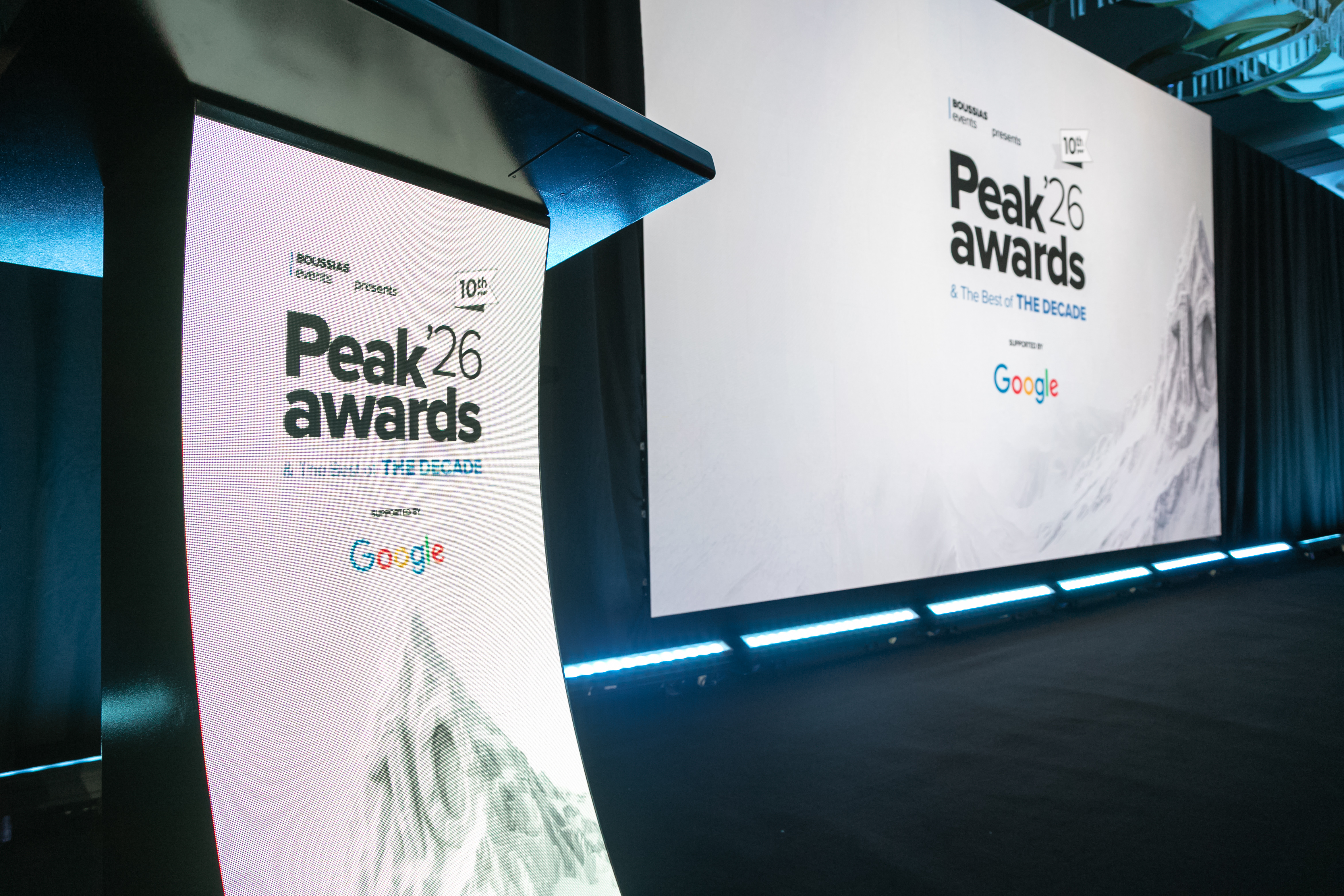 peak awards ceremony