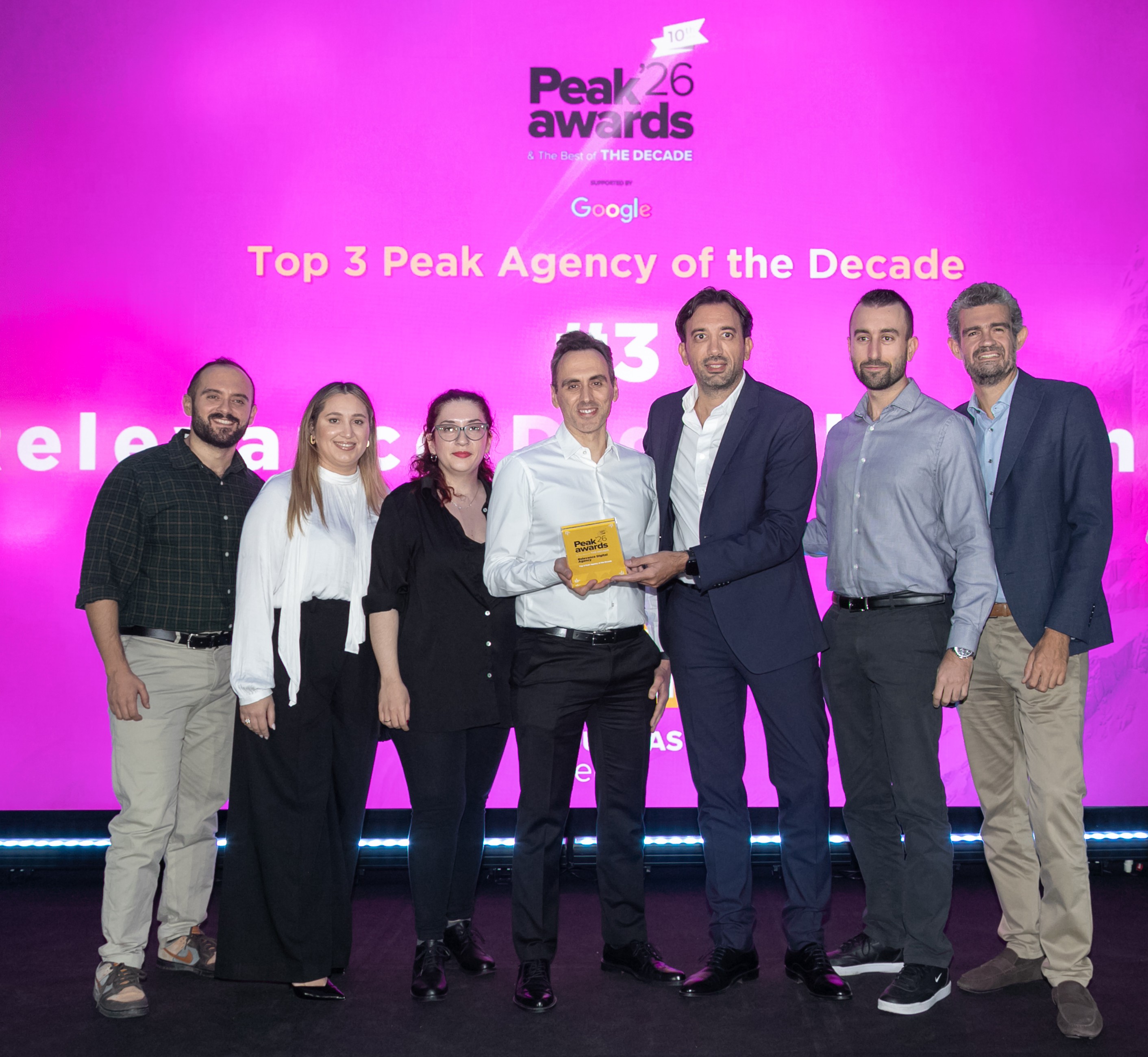 peak awards ceremony